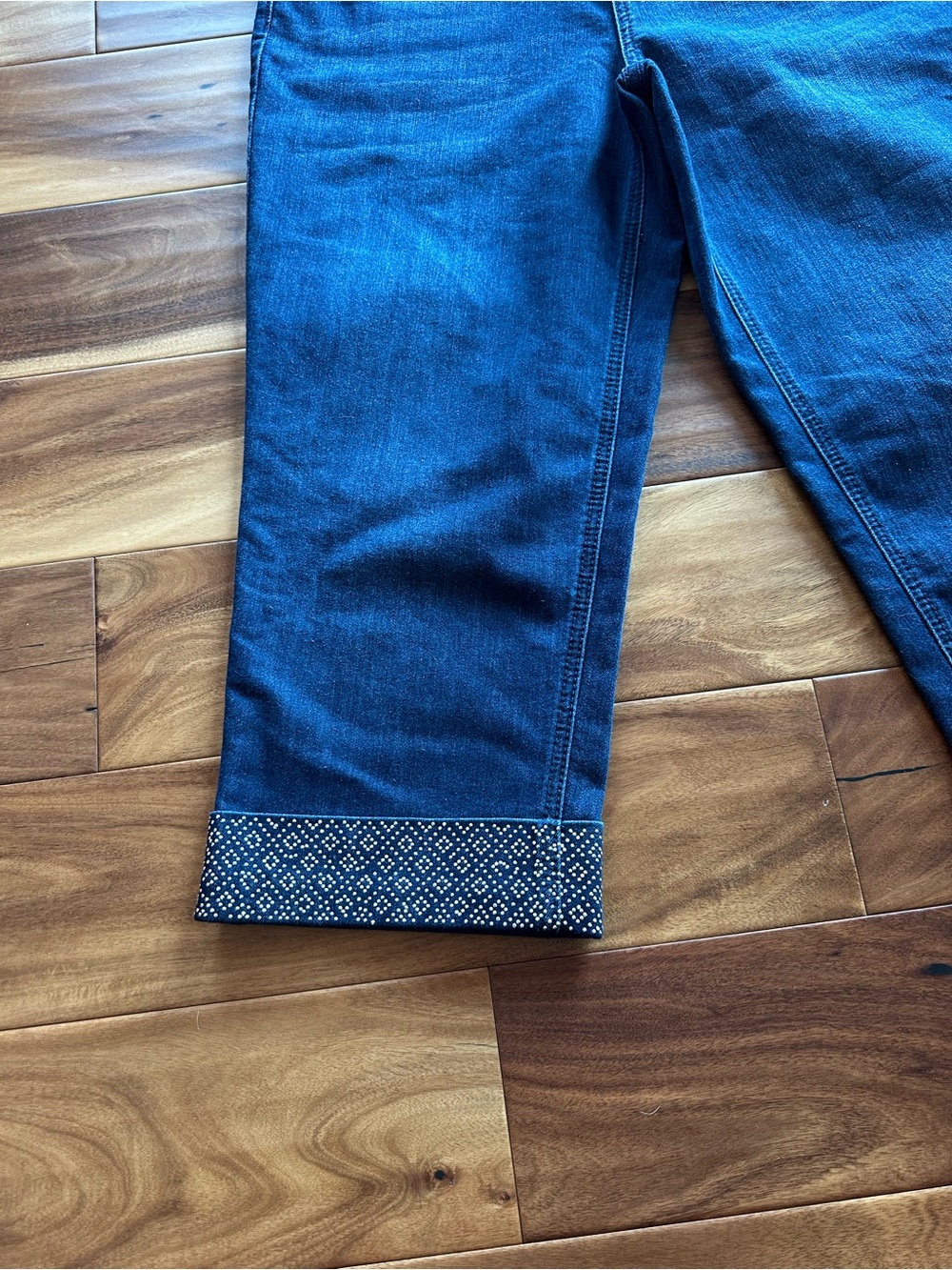 Christopher & Banks Classic Fit Capris Patterned Cuffs size 6 - Picture 2 of 5
